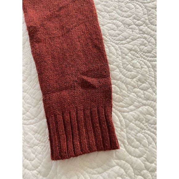 Fortune & Ivy NWOT Shawl Collar Open Cardigan Brick Red Size S Long Sleeve - Picture 10 of 12